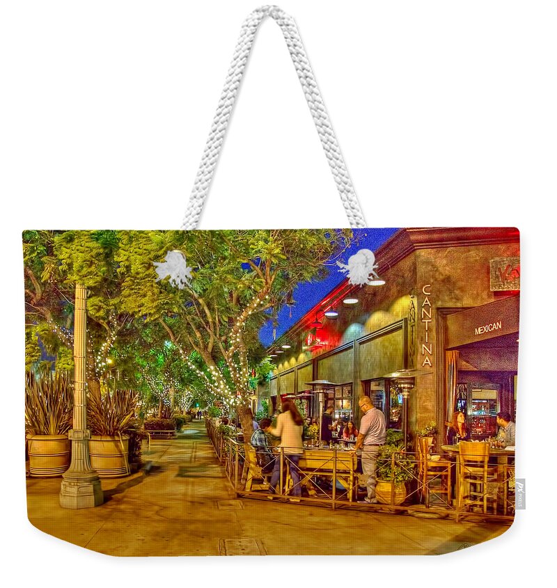 Staley Weekender Tote Bag featuring the photograph Culver City Cantina by Chuck Staley