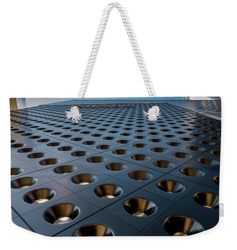 Abstract Weekender Tote Bag featuring the photograph Cups by Glenn DiPaola