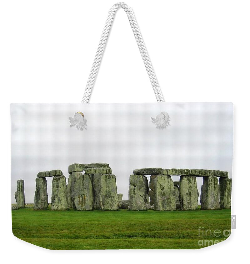 Stonehenge Weekender Tote Bag featuring the photograph Curvature by Denise Railey