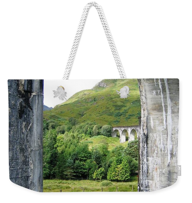 Scottish Highlands Weekender Tote Bag featuring the photograph Curved by Denise Railey