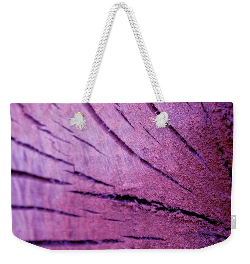 Landscape Weekender Tote Bag featuring the photograph Cut of Color by Morgan Carter