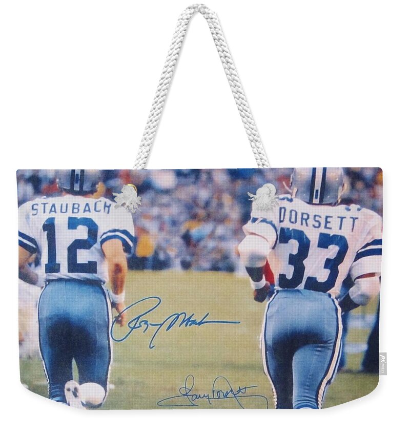 Dallas Cowboys #12 Roger Staubach and #33 Tony Dorsett Photograph by Donna  Wilson - Pixels