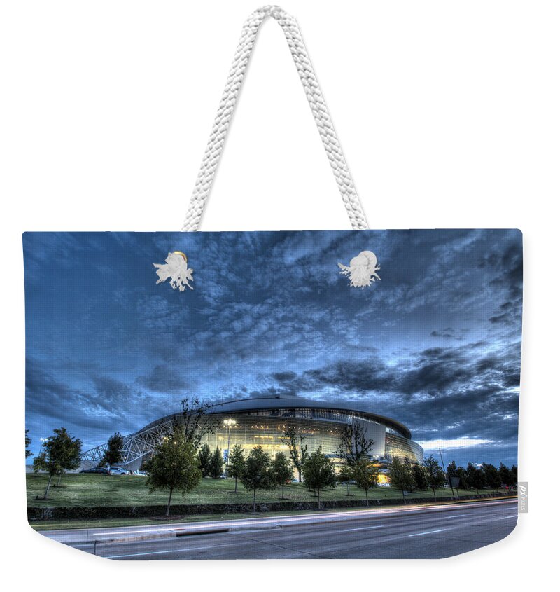 Dallas Cowboys Weekender Tote Bag featuring the photograph Dallas Cowboys Stadium by Jonathan Davison