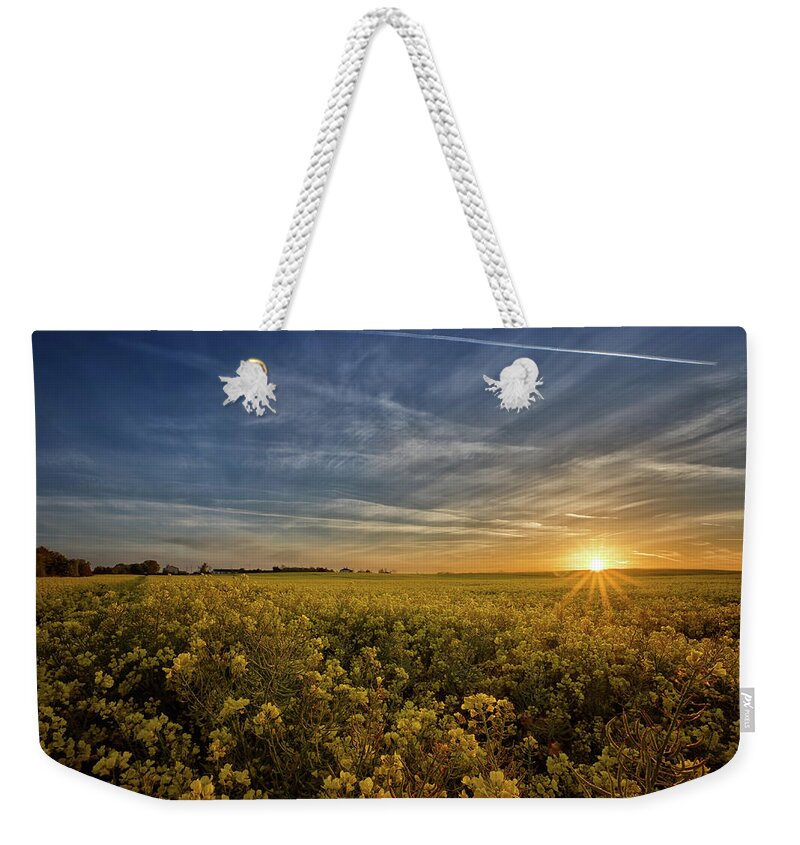 Tranquility Weekender Tote Bag featuring the photograph Danesfort Sunrise | Co Kilkenny by Mark Desmond