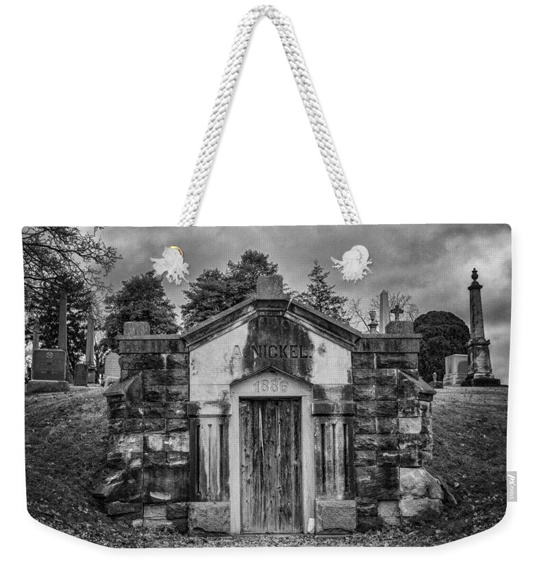 Crypt Weekender Tote Bag featuring the photograph Dead Man's Castle by Brett Engle