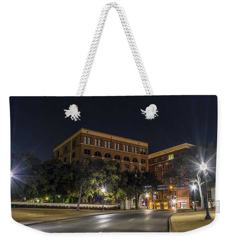 Dallas Weekender Tote Bag featuring the photograph Death of a President by David Morefield