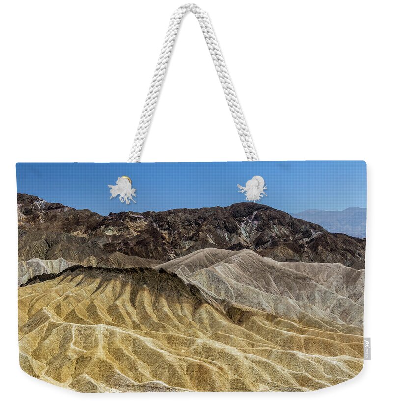 Tranquility Weekender Tote Bag featuring the photograph Death Valley Nationalpark - Zabriskie by Philipp Arnold