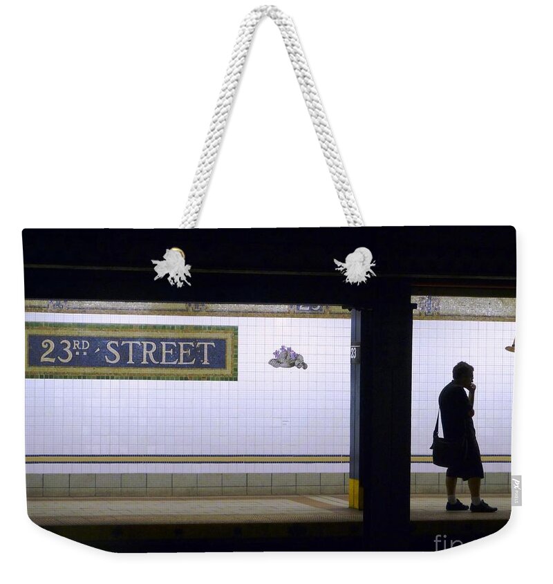 New York Weekender Tote Bag featuring the photograph Deep in Thoughts by Marguerita Tan