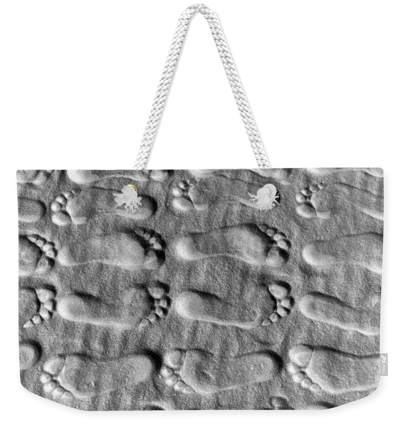Sand Weekender Tote Bag featuring the photograph Deliberately Grainy by Norma Brock