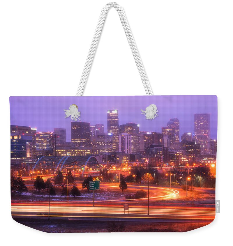 Denver Weekender Tote Bag featuring the photograph Denver Dreams by Darren White