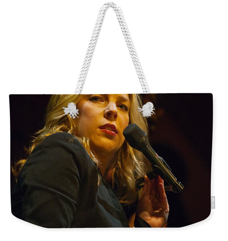 Vertical Weekender Tote Bag featuring the photograph Diana Krall by Craig Lovell