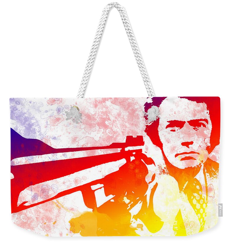Dirty Harry Weekender Tote Bag featuring the photograph Dirty harry by Chris Smith