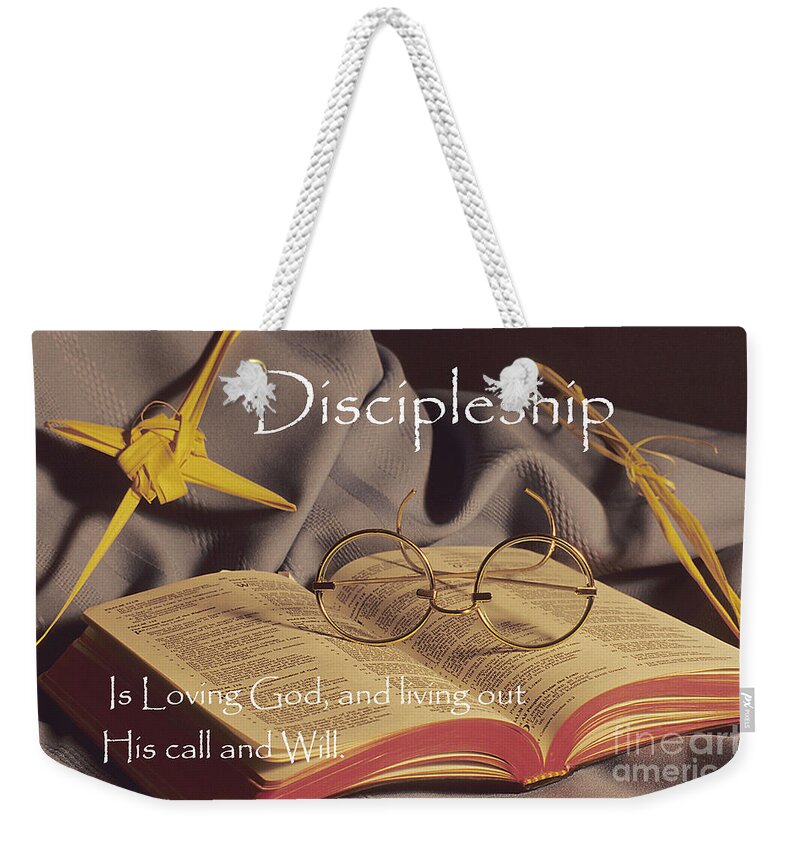 Discipleship Weekender Tote Bag featuring the photograph Discipleship by Sharon Elliott