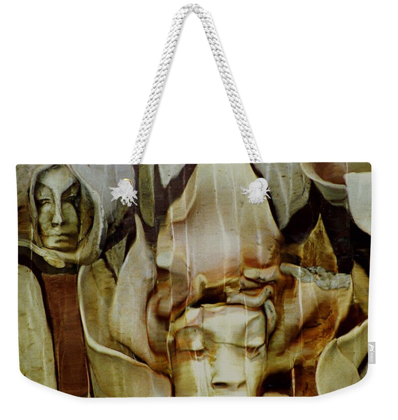 Distortion Weekender Tote Bag featuring the photograph Distortion by Penny Lisowski