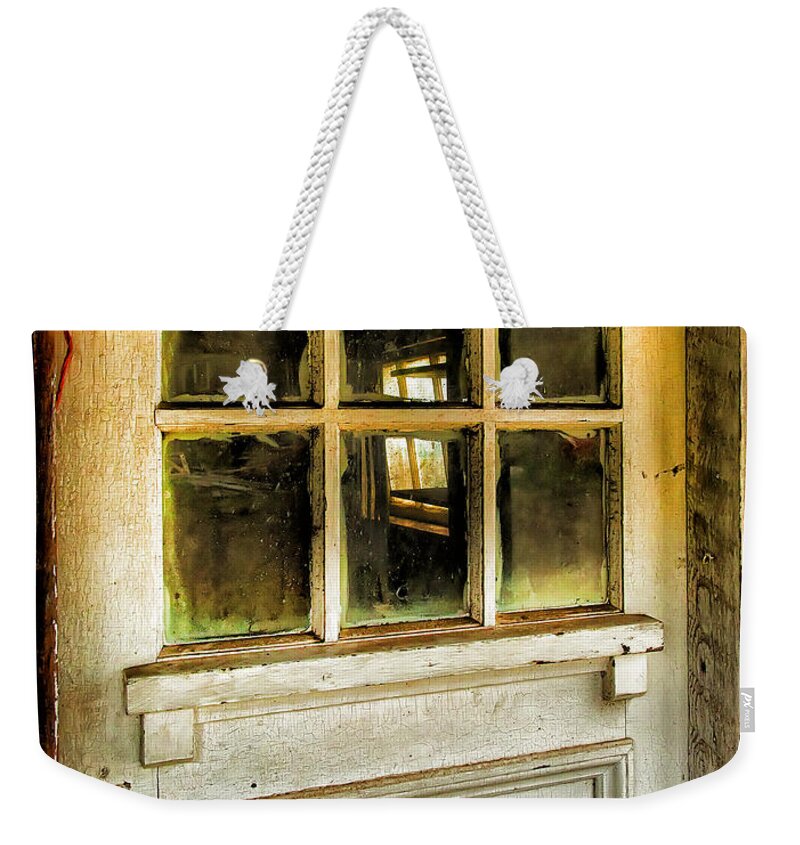 Door Weekender Tote Bag featuring the photograph Door And Windows by Theresa Tahara