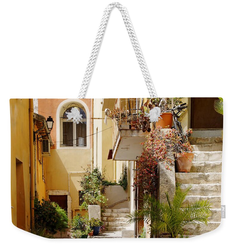 France Weekender Tote Bag featuring the photograph Appartement 4 - Villefranche France by Darin Volpe