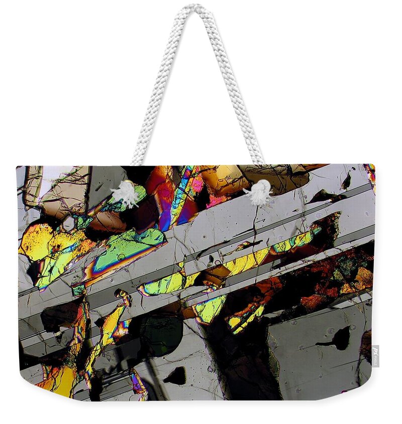 Meteorites Weekender Tote Bag featuring the photograph Packing Heat by Hodges Jeffery