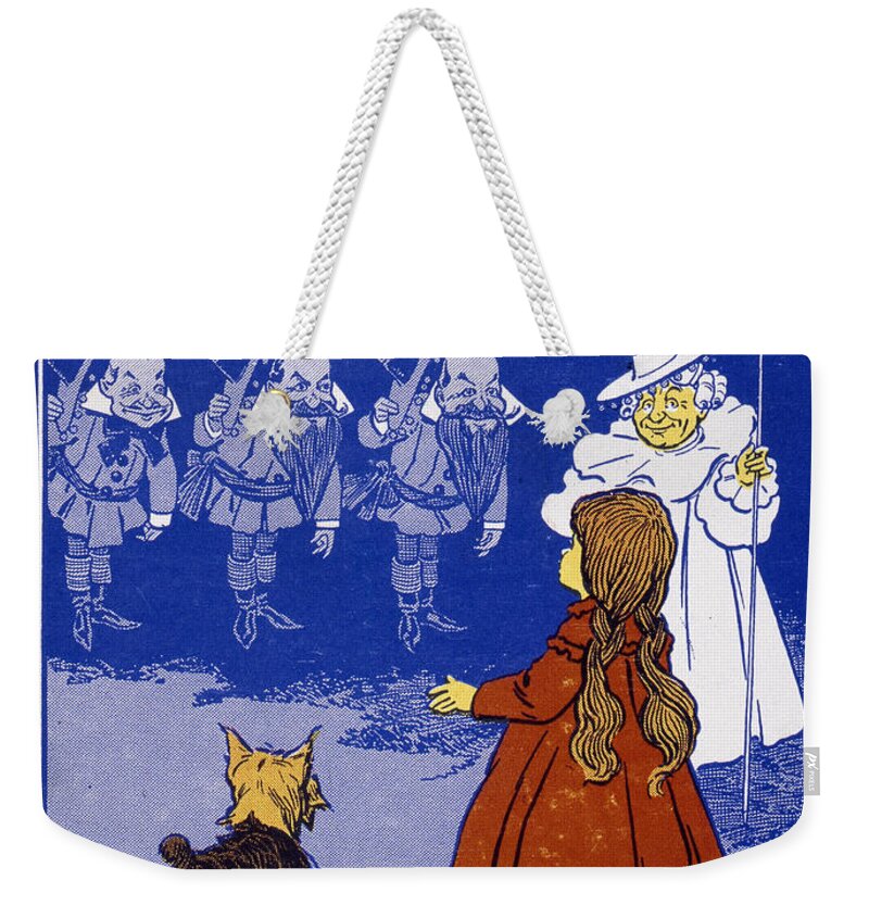 1900 Weekender Tote Bag featuring the photograph Dorothy And The Witch by Granger