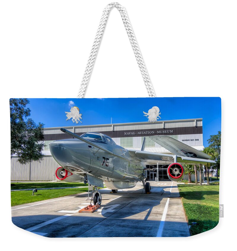 2012 Weekender Tote Bag featuring the photograph Douglas A4 Skywarrior by Tim Stanley