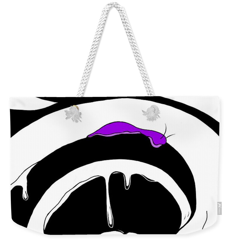 Caterpillar Weekender Tote Bag featuring the digital art Drained by Craig Tilley