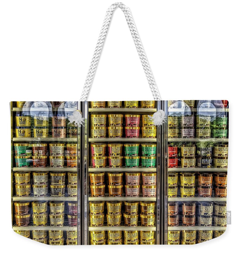 Blue Bell Weekender Tote Bag featuring the photograph Dream Fridge by Scott Norris