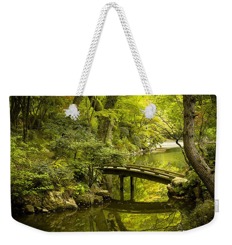 Japan Weekender Tote Bag featuring the photograph Dreamy Japanese Garden by Sebastian Musial