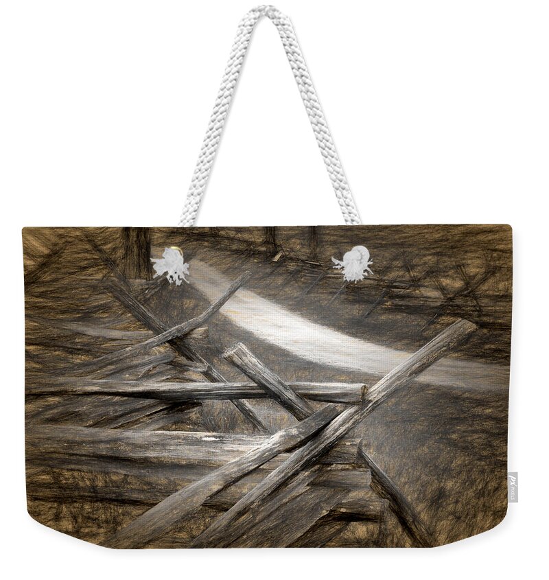 Antietam Weekender Tote Bag featuring the photograph Dreamy Lane by Paul W Faust - Impressions of Light