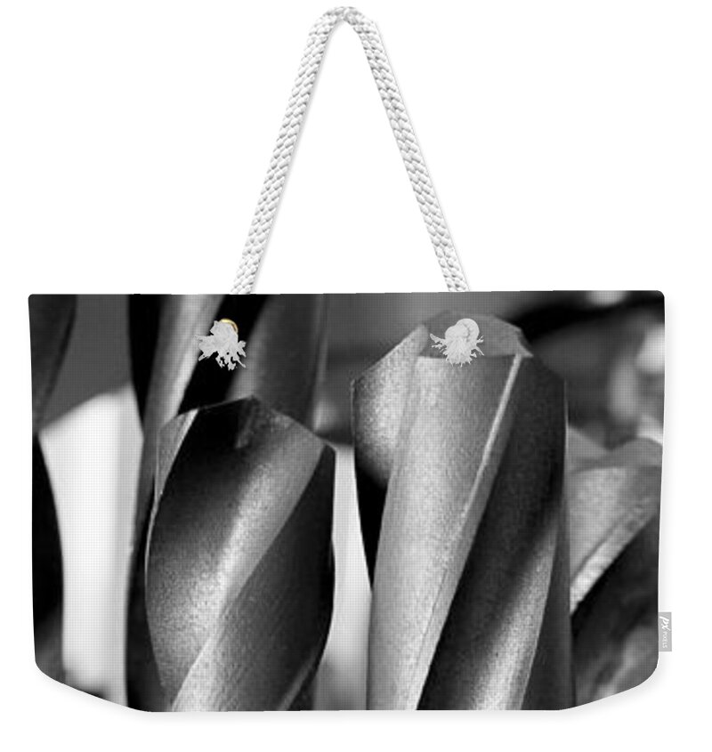 Dubuque Weekender Tote Bag featuring the photograph Drills by Steven Ralser