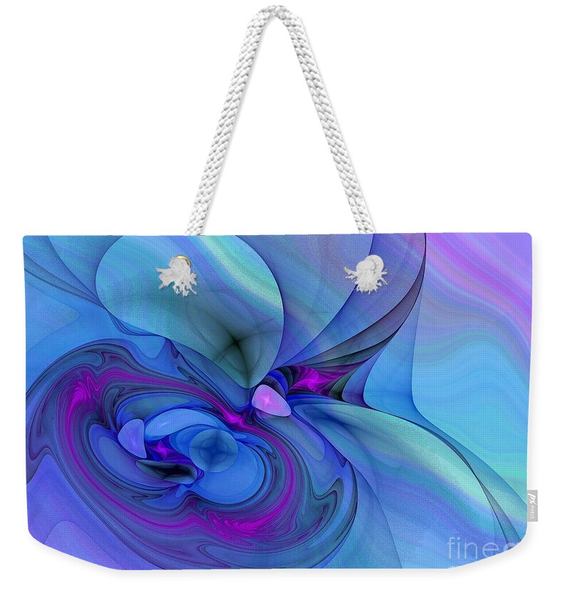 Digital Art Weekender Tote Bag featuring the photograph Driven To Abstraction by Peggy Hughes