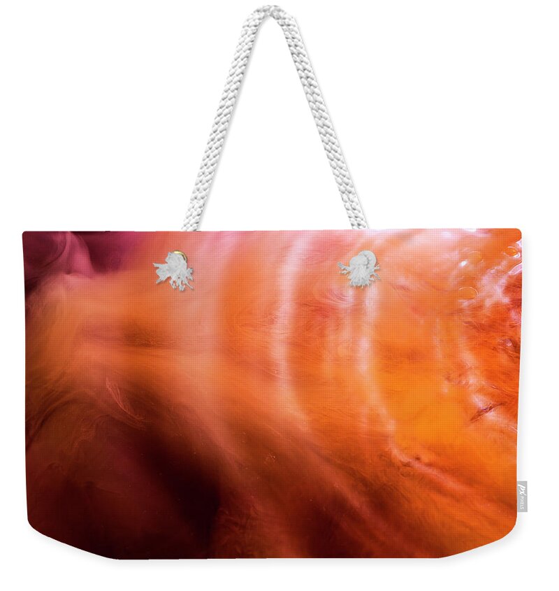 Art Weekender Tote Bag featuring the photograph Dry Ice Fog In Colour by Jonathan Knowles