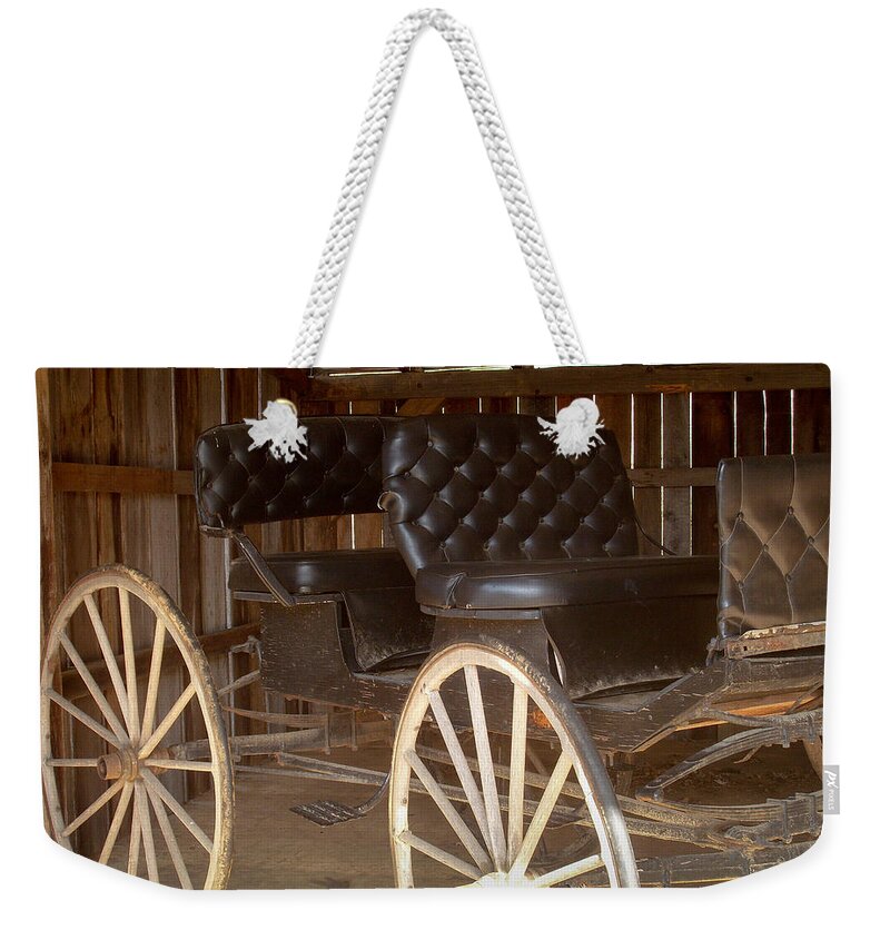 Dual Weekender Tote Bag featuring the photograph Dual Buggy 1 by Douglas Barnett