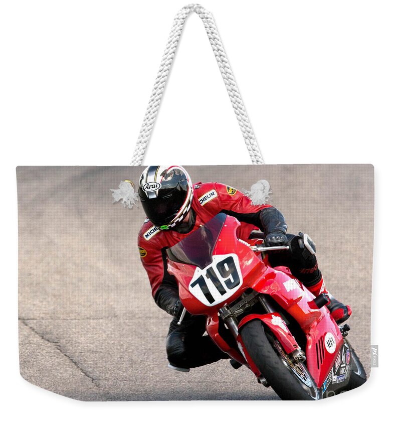 Ducati Weekender Tote Bag featuring the photograph Ducati No. 719 by Jerry Fornarotto