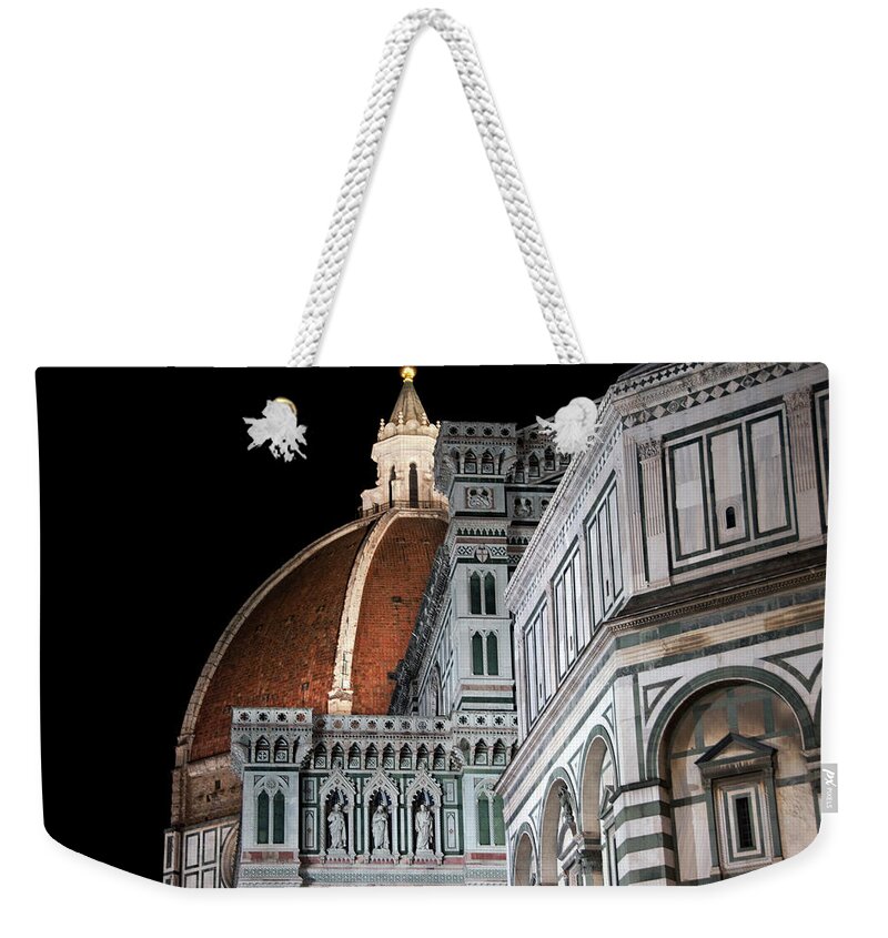 Arch Weekender Tote Bag featuring the photograph Duomo Architecture by Mitch Diamond