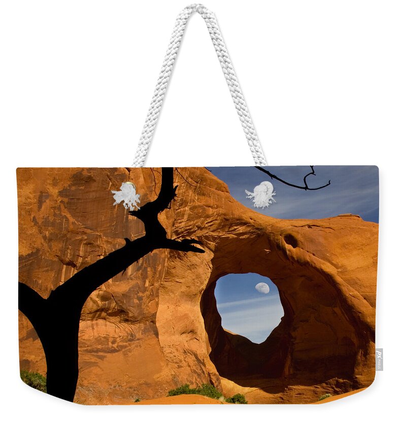 Landscape Weekender Tote Bag featuring the photograph Ear Of The Wind by Susan Candelario