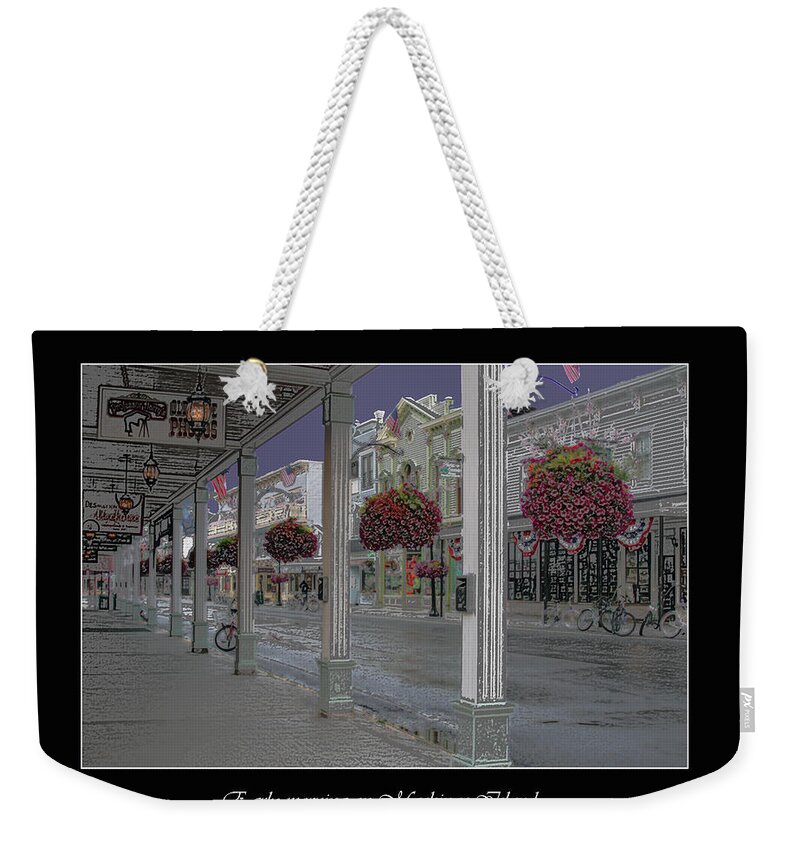 Morning Weekender Tote Bag featuring the photograph Early Morning on Mackinac Island by Jackson Pearson