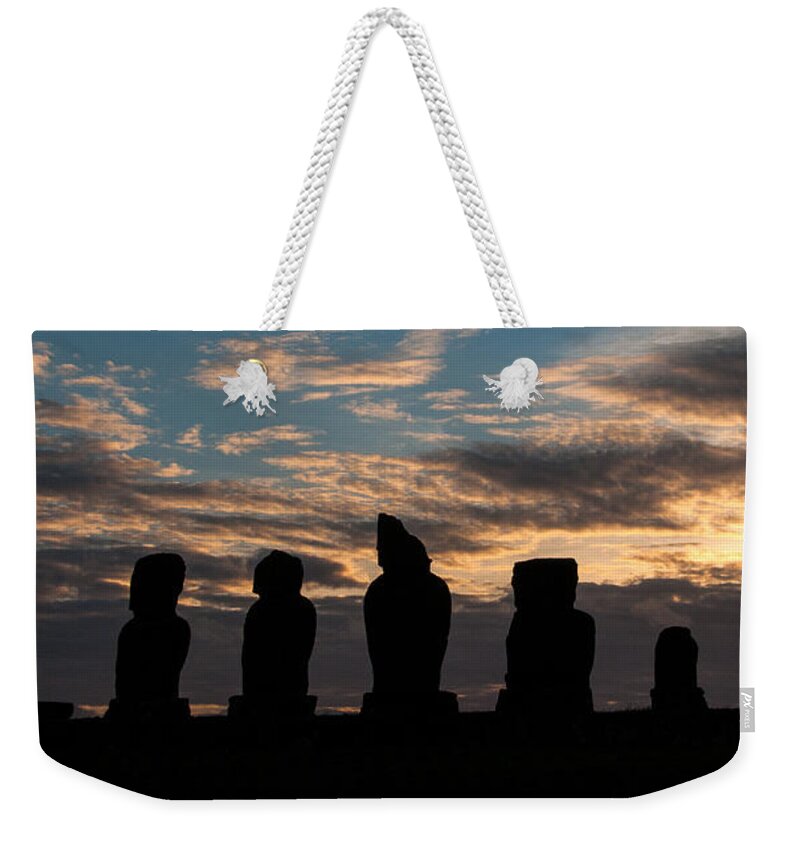 Easter Island Weekender Tote Bag featuring the photograph Easter Island 3 by Vivian Christopher