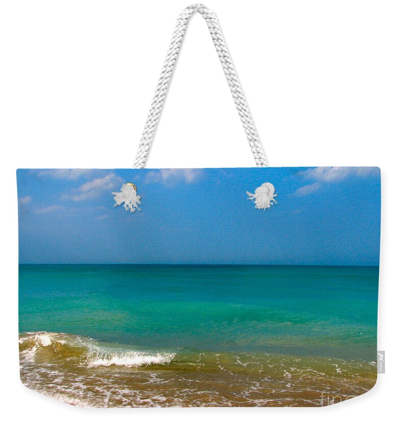 Shoreline Weekender Tote Bag featuring the photograph Eastern Shore 2 by Anita Lewis