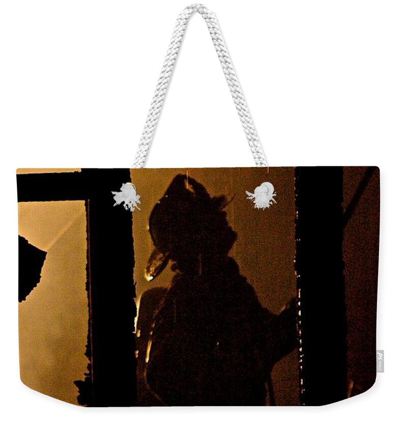 Frank J Casella Weekender Tote Bag featuring the photograph Truck Company Ops. by Frank J Casella