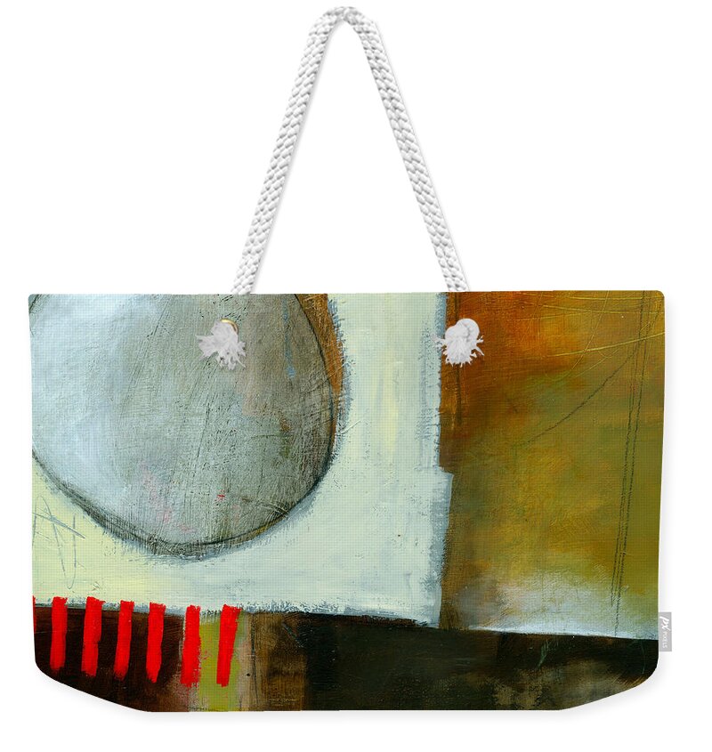 Acrylic Weekender Tote Bag featuring the painting Edge Location #4 by Jane Davies