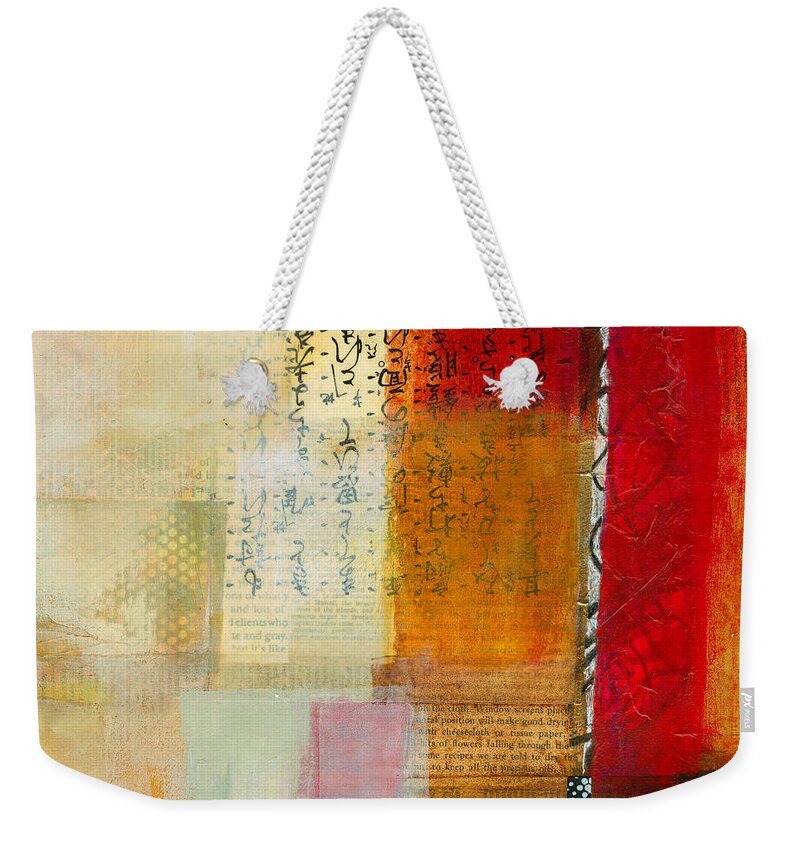 Acrylic Weekender Tote Bag featuring the painting Edge Location 8 by Jane Davies