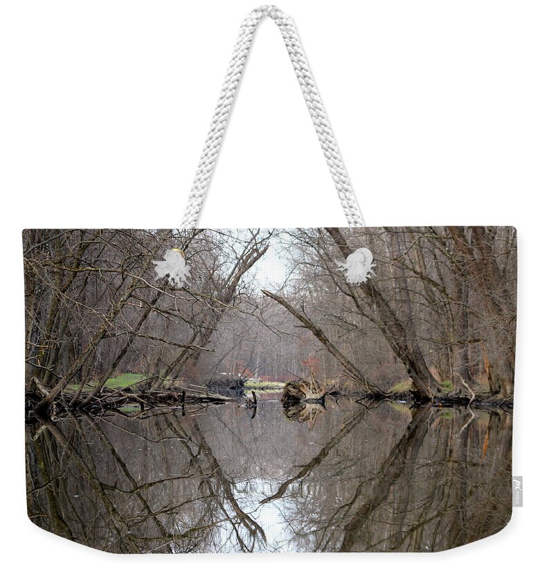 Nature Weekender Tote Bag featuring the photograph Eldon's Reflection by Bruce Patrick Smith