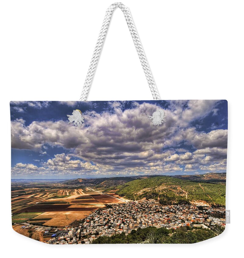 Israel Weekender Tote Bag featuring the photograph Emek Israel by Ron Shoshani