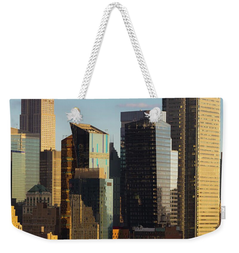 Tranquility Weekender Tote Bag featuring the photograph Empire State Building And Midtown by Future Light