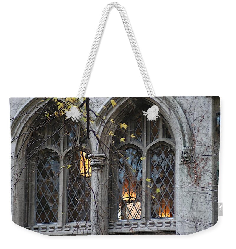 Chicago Weekender Tote Bag featuring the photograph End of the Mile by Joseph Yarbrough