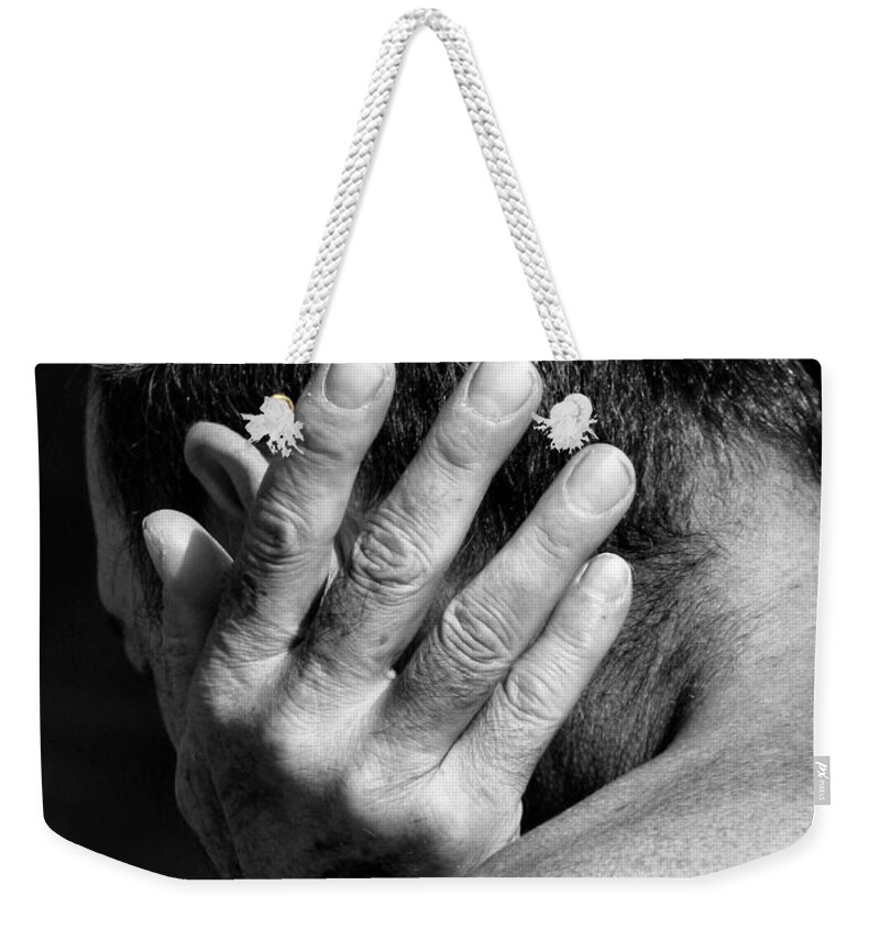 Portrait Weekender Tote Bag featuring the photograph Enfolding by Rory Siegel