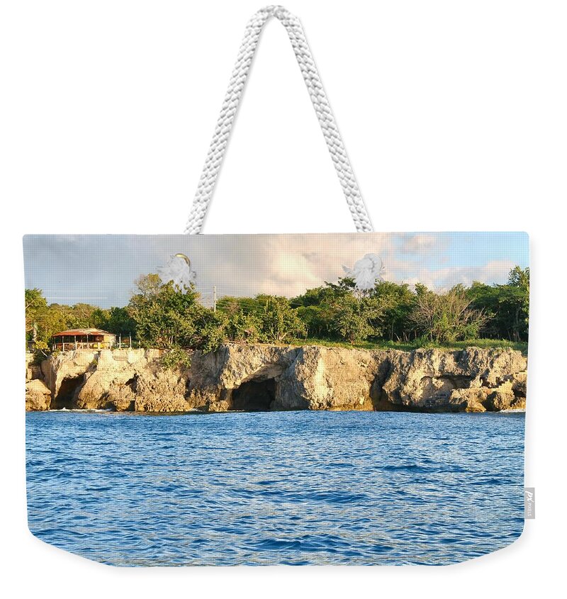 Cave Weekender Tote Bag featuring the photograph Enter the Cave by Debbie Levene