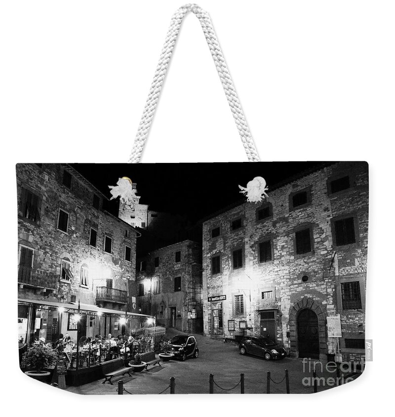 Tuscany Weekender Tote Bag featuring the photograph Evening in Tuscany by Ramona Matei