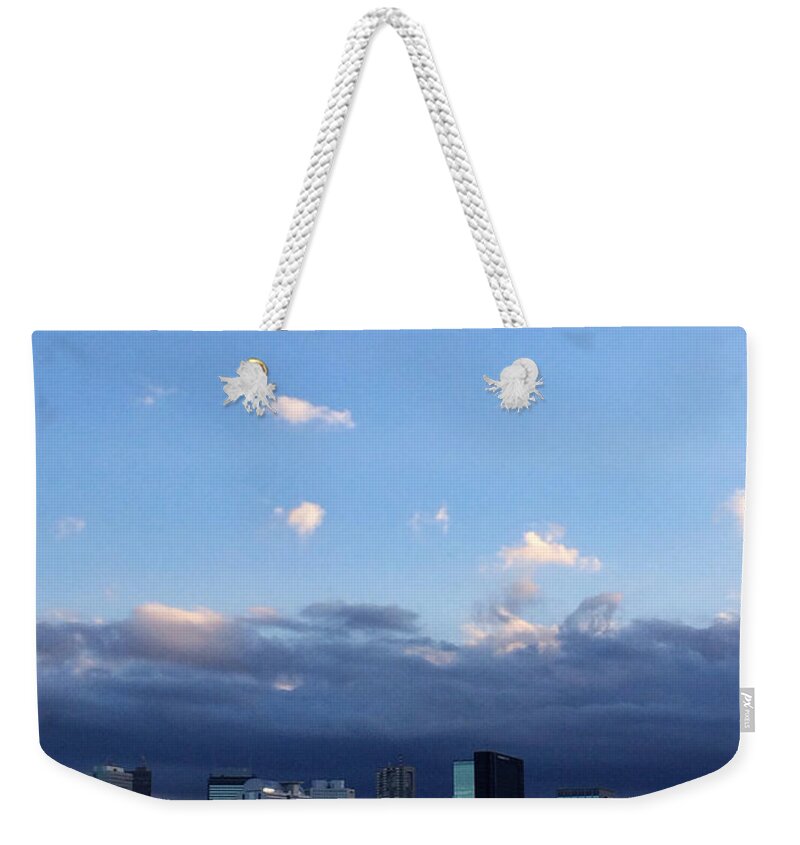 Outdoors Weekender Tote Bag featuring the photograph Evening by Miwa