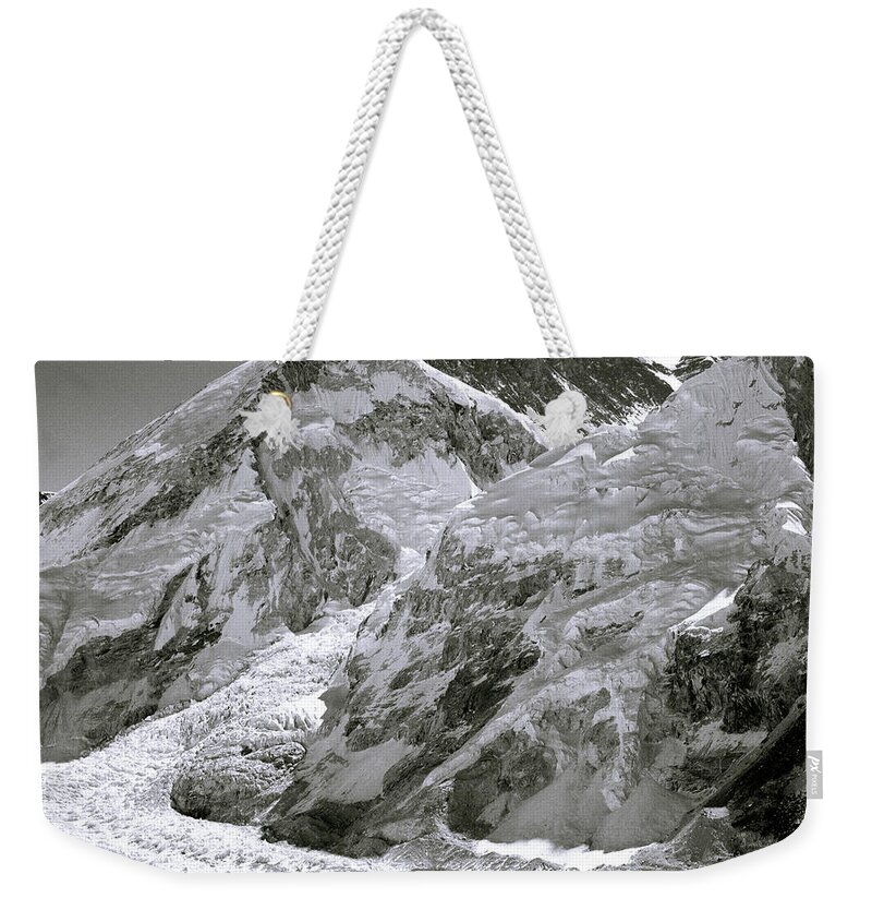 Everest Weekender Tote Bag featuring the photograph Everest Sunrise by Shaun Higson