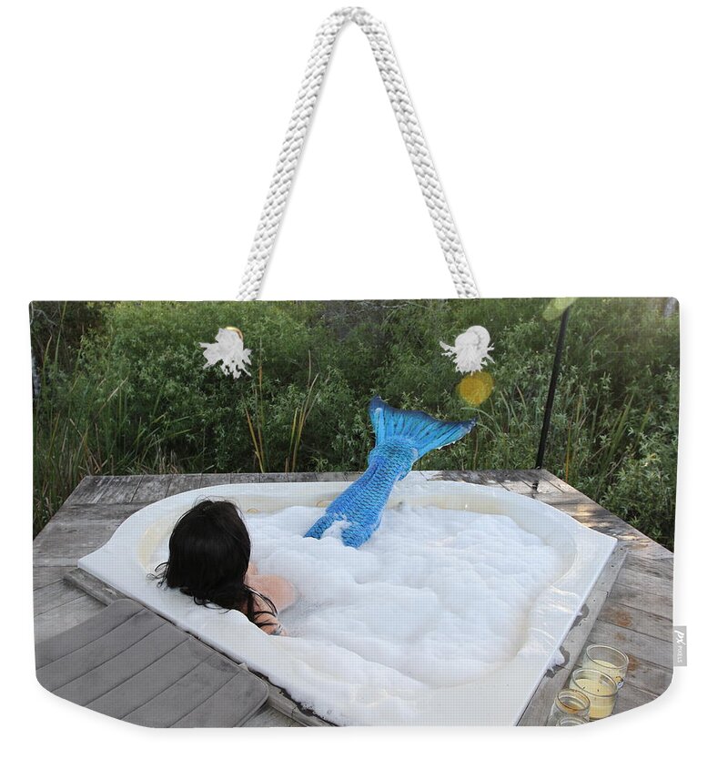 Everglades City Mermaid Weekender Tote Bag featuring the photograph Everglades City Florida Mermaid 017 by Lucky Cole